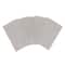 12 Pack: Iron-On White Flocked Athletic Letters by Imagin8™